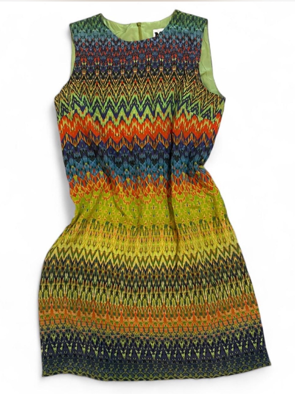 Missoni Chevron Silk Shift Dress 44